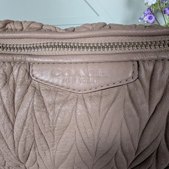 Coach Madison Gathered Leather Convertible Hobo - Picture 8 of 13